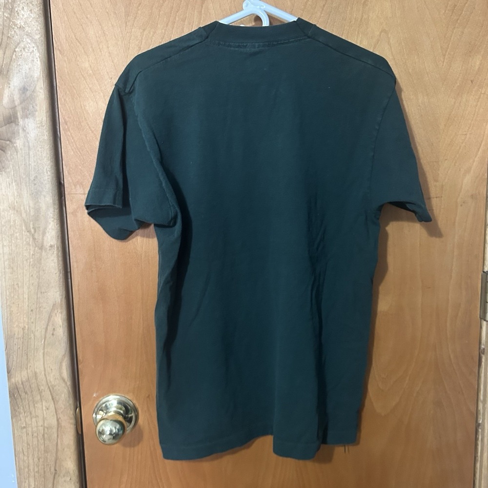 VTG The Saint Louis Brewery Men T-Shirt Size Large Green 100% Cotton - Picture 5 of 5